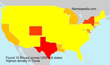Surname Bhusal in USA Surname Bhusal in USA