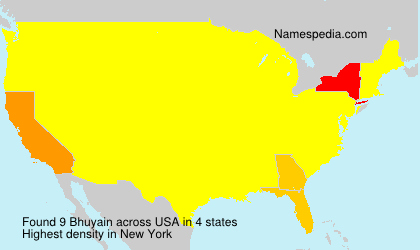 Surname Bhuyain in USA Surname Bhuyain in USA