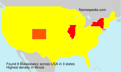 Surname Bialasiewicz in USA Surname Bialasiewicz in USA