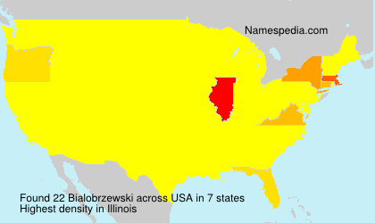 Surname Bialobrzewski in USA Surname Bialobrzewski in USA