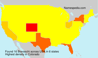 Surname Biavaschi in USA Surname Biavaschi in USA