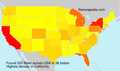 Surname Biber in USA Surname Biber in USA