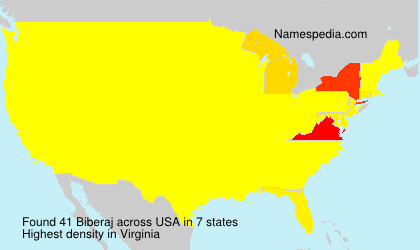 Surname Biberaj in USA Surname Biberaj in USA