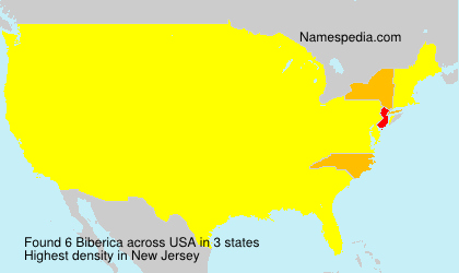 Surname Biberica in USA Surname Biberica in USA