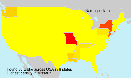 Surname Bibko in USA Surname Bibko in USA
