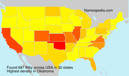 Surname Biby in USA Surname Biby in USA