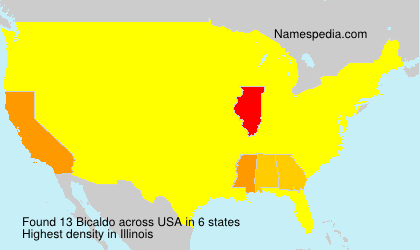 Surname Bicaldo in USA Surname Bicaldo in USA