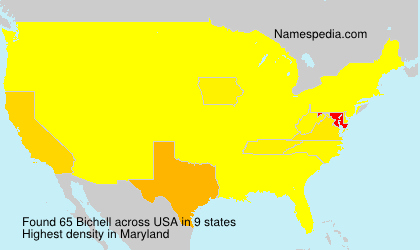 Surname Bichell in USA Surname Bichell in USA