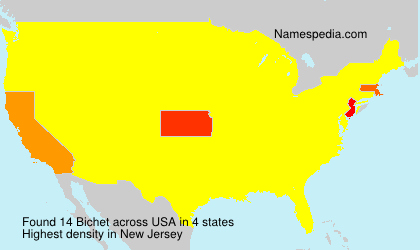 Surname Bichet in USA Surname Bichet in USA