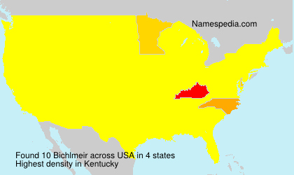 Surname Bichlmeir in USA Surname Bichlmeir in USA