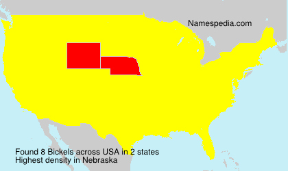 Surname Bickels in USA Surname Bickels in USA