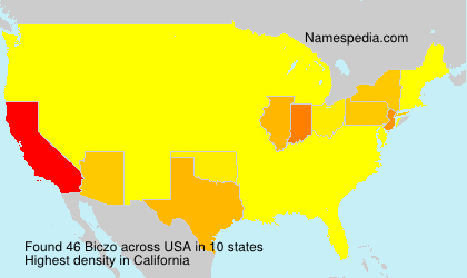 Surname Biczo in USA