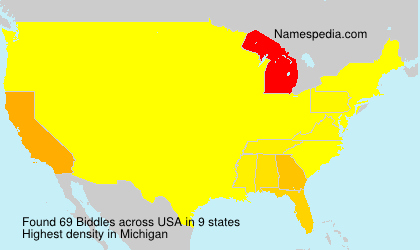 Surname Biddles in USA Surname Biddles in USA