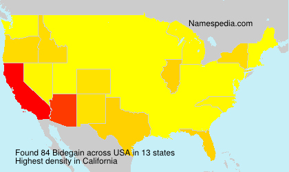 Surname Bidegain in USA Surname Bidegain in USA