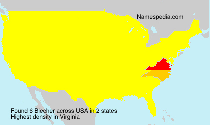 Surname Biecher in USA Surname Biecher in USA