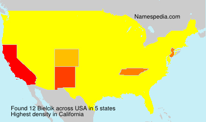 Surname Bielcik in USA Surname Bielcik in USA