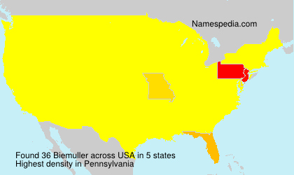 Surname Biemuller in USA Surname Biemuller in USA
