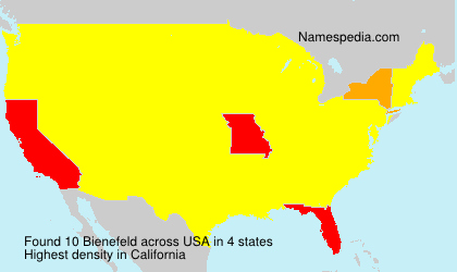 Surname Bienefeld in USA Surname Bienefeld in USA