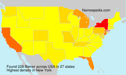 Surname Biener in USA Surname Biener in USA