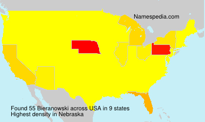 Surname Bieranowski in USA Surname Bieranowski in USA