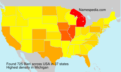 Surname Bieri in USA Surname Bieri in USA
