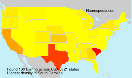 Surname Biering in USA Surname Biering in USA