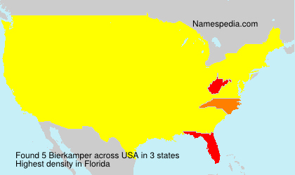 Surname Bierkamper in USA Surname Bierkamper in USA