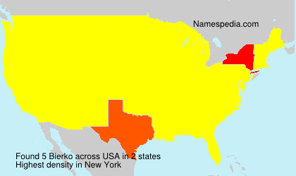 Surname Bierko in USA Surname Bierko in USA
