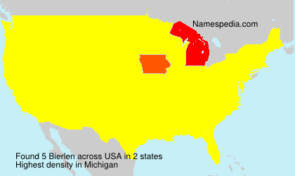 Surname Bierlen in USA Surname Bierlen in USA