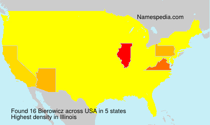 Surname Bierowicz in USA Surname Bierowicz in USA