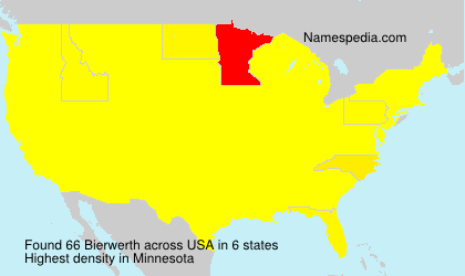 Surname Bierwerth in USA Surname Bierwerth in USA