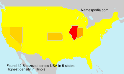 Surname Bieszczat in USA