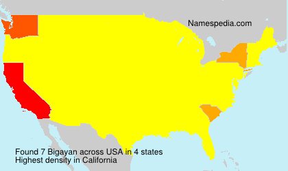 Surname Bigayan in USA Surname Bigayan in USA
