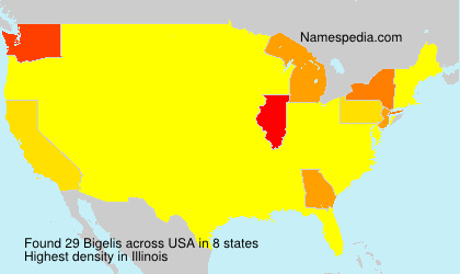 Surname Bigelis in USA Surname Bigelis in USA