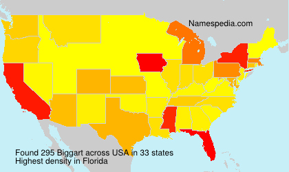 Surname Biggart in USA Surname Biggart in USA