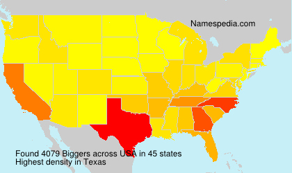Surname Biggers in USA Surname Biggers in USA