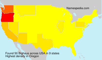 Surname Bighaus in USA Surname Bighaus in USA