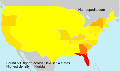 Surname Bignon in USA Surname Bignon in USA