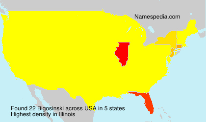 Surname Bigosinski in USA Surname Bigosinski in USA
