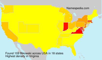 Surname Bikowski in USA Surname Bikowski in USA