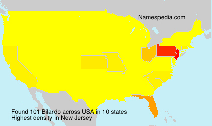 Surname Bilardo in USA Surname Bilardo in USA