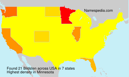 Surname Bildsten in USA Surname Bildsten in USA