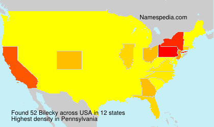 Surname Bilecky in USA Surname Bilecky in USA