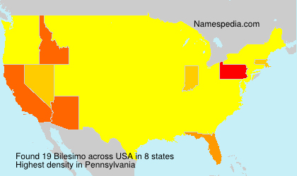 Surname Bilesimo in USA Surname Bilesimo in USA