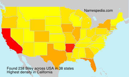 Surname Biley in USA Surname Biley in USA