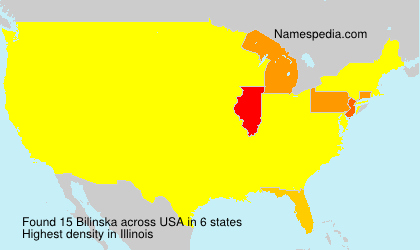 Surname Bilinska in USA Surname Bilinska in USA