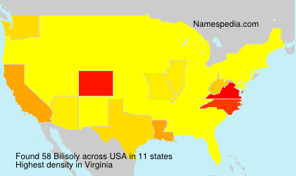 Surname Bilisoly in USA Surname Bilisoly in USA