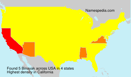 Surname Binayak in USA Surname Binayak in USA