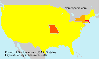 Surname Bindoo in USA Surname Bindoo in USA