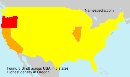 Surname Bindt in USA Surname Bindt in USA